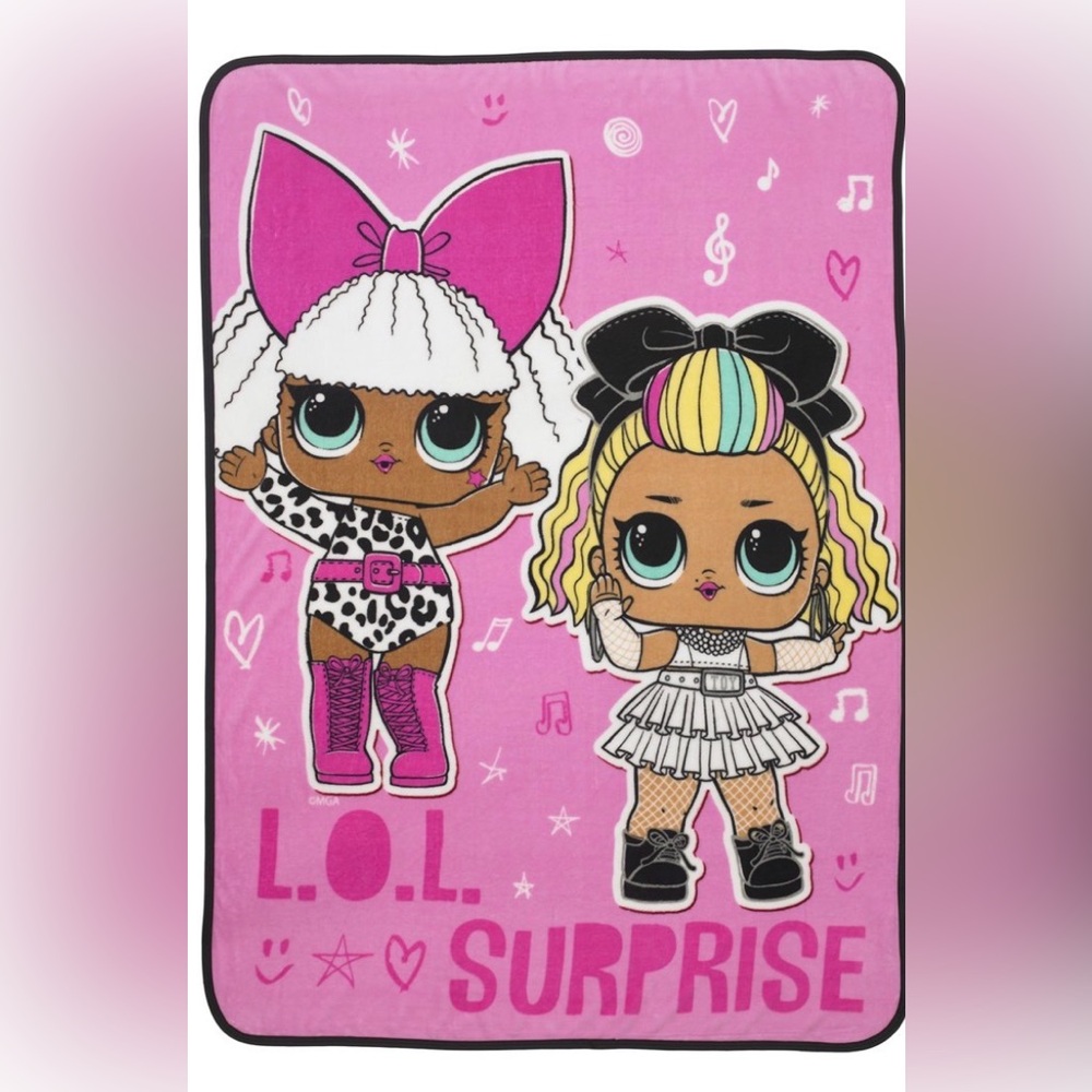 lol surprise doll blanket
